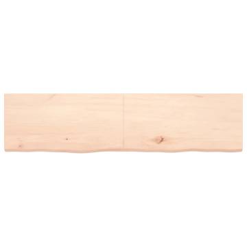 Bathroom Countertop 160x40x(2-4) cm Untreated Solid Wood