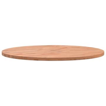 Table Top Ø50x1.5 cm Round Solid Wood Beech