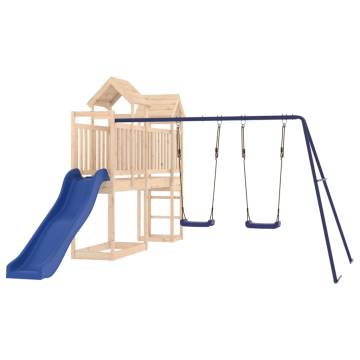 Outdoor Playset Solid Wood Pine