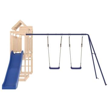 Outdoor Playset Solid Wood Pine