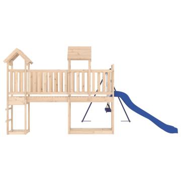 Outdoor Playset Solid Wood Pine