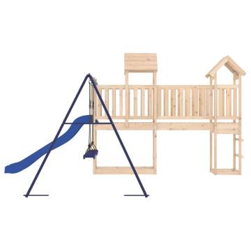 Outdoor Playset Solid Wood Pine