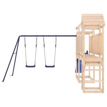 Outdoor Playset Solid Wood Pine