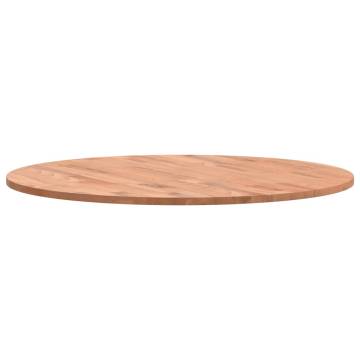 Table Top Ø70x1.5 cm Round Solid Wood Beech