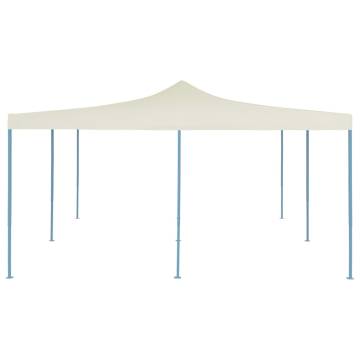 Folding Gazebo 5x5 m Cream