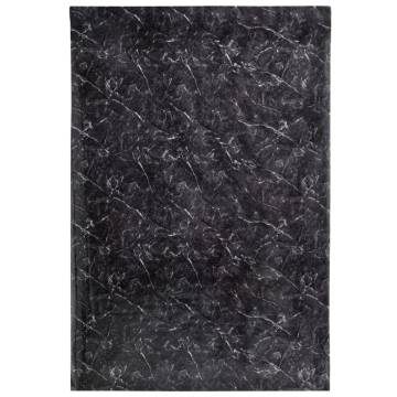 Furniture Sticker Self-Adhesive Marble Black 90x500 cm PVC