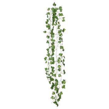 Artificial Ivy Garlands 24 pcs Green 200 cm