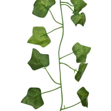 Artificial Ivy Garlands 24 pcs Green 200 cm