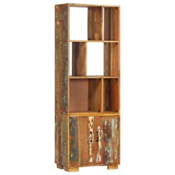 Bookshelf 60x35x180 cm Solid Reclaimed Wood