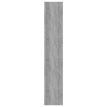 Book Cabinet/Room Divider Grey Sonoma 80x30x166 cm Engineered Wood