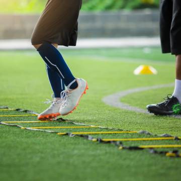 HI Outdoor Agility Training Set Black and Yellow