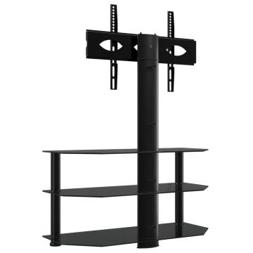 Corner TV Stand 3-Tiers for 32-70 Inch Black