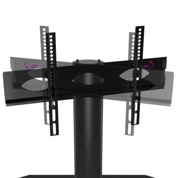 Corner TV Stand 3-Tiers for 32-70 Inch Black