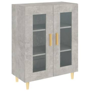 Sideboard Concrete Grey 69.5x34x90 cm Engineered Wood