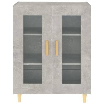 Sideboard Concrete Grey 69.5x34x90 cm Engineered Wood