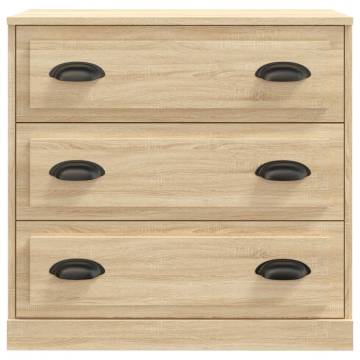 Sideboards 2 pcs Sonoma Oak Engineered Wood