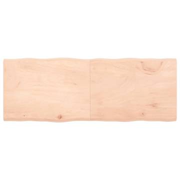 Table Top 160x60x(2-4) cm Untreated Solid Wood Live Edge