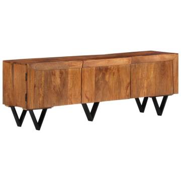 TV Cabinet 140x30x46 cm Solid Mango Wood