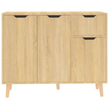 Sideboard Sonoma Oak 90x30x72 cm Engineered Wood