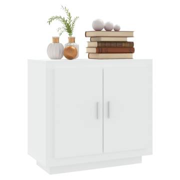 Sideboard White 80x40x75 cm Engineered Wood