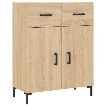 Highboard Sonoma Oak 69.5x34x180 cm Engineered Wood