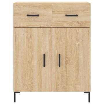 Highboard Sonoma Oak 69.5x34x180 cm Engineered Wood