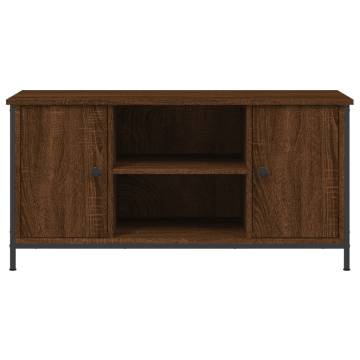 TV Cabinet Brown Oak 100x40x50 cm Engineered Wood