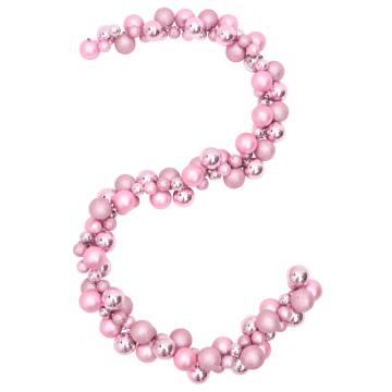 Christmas Balls Garland Pink 175 cm Polystyrene