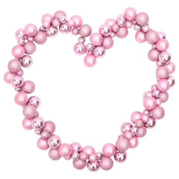 Christmas Balls Garland Pink 175 cm Polystyrene