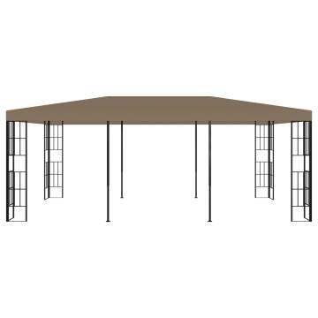 Gazebo 6x3 m Taupe