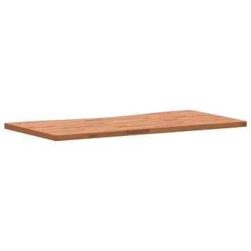 Desk Top 100x(45-50)x2.5 cm Solid Wood Beech