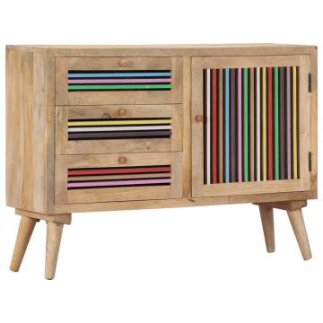 Sideboard 100x30x75 cm Solid Mango Wood