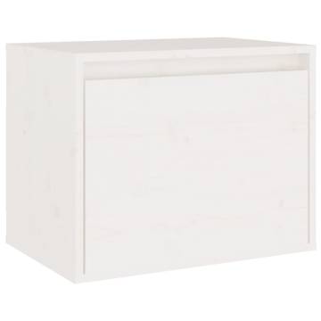 TV Cabinets 5 pcs White Solid Wood Pine