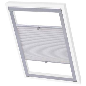 Pleated Blinds White C02