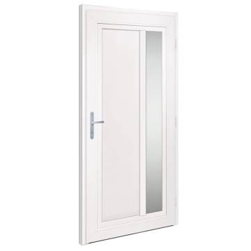 Front Door Anthracite 108x208 cm PVC