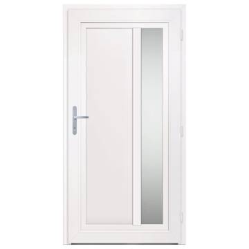 Front Door Anthracite 108x208 cm PVC