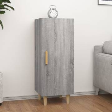 Sideboard Grey Sonoma 34.5x34x90 cm Engineered Wood