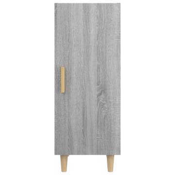 Sideboard Grey Sonoma 34.5x34x90 cm Engineered Wood