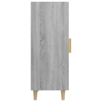 Sideboard Grey Sonoma 34.5x34x90 cm Engineered Wood