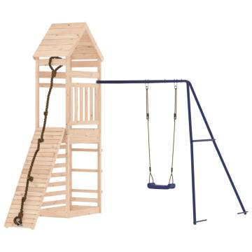 Outdoor Playset Solid Wood Pine