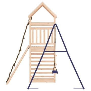 Outdoor Playset Solid Wood Pine