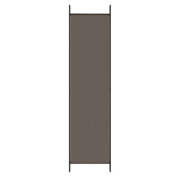 4-Panel Room Divider Anthracite 698x180 cm Fabric