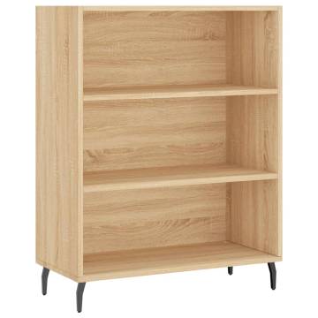 Highboard Sonoma Oak 69.5x32.5x180 cm Engineered Wood