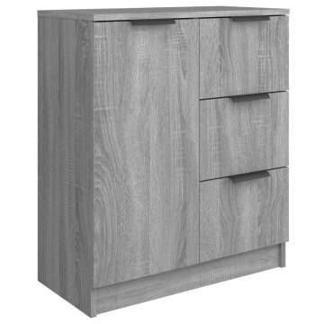 Sideboard Grey Sonoma Engineered Wood