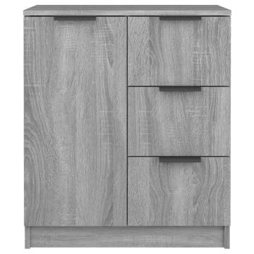 Sideboard Grey Sonoma Engineered Wood