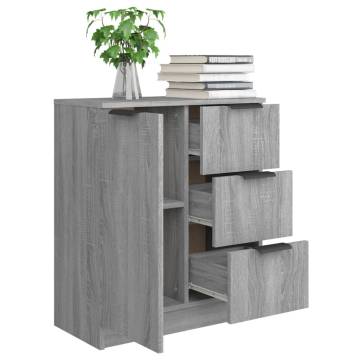 Sideboard Grey Sonoma Engineered Wood