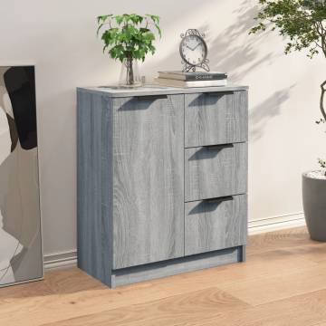 Sideboard Grey Sonoma Engineered Wood