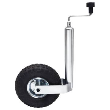 Jockey Wheel 48 mm with 1 Split Clamp and Wheel Chocks