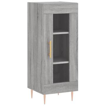 Highboard Grey Sonoma 34.5x34x180 cm Engineered Wood