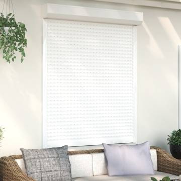 Roller Shutter Aluminium 120x150 cm White